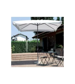 Discount Ombrellone solaria "nevada" antracite e ecru' 3x2 mt Coperture Per Esterno E Accessori
