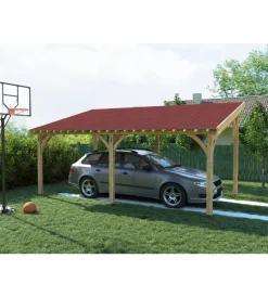 Clearance - tegole bituminose - bardoline rettangolare - rosso 2.32mq Tegole Ed Accessori