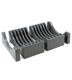 Emuca Accessori Cucina|Organizer per piatti in plastica grigia, max 13 piatti