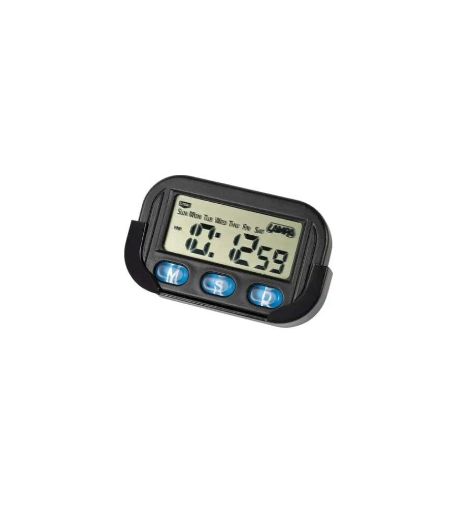 Auto Interno-Lampa Orologio digitale quarzo con supporto per auto "jumbo"