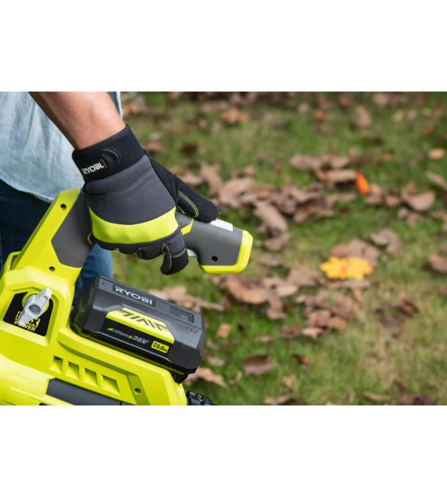 Best Outlet - usato per prova - soffiatore a batteria con turbina jet ryobi "ry36bla-0" solo corpo macchina 36v Outlet Giardino