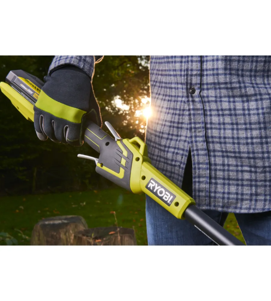 Outlet Giardino|Outlet - usato per prova - decespugliatore a batteria ryobi "ry36lt33a-0" solo corpo macchina batteria non inclusa, taglio 28-33 cm 36v