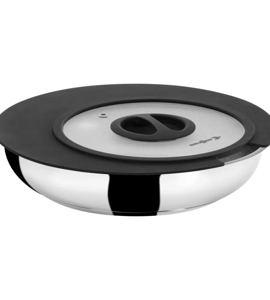 Brunner Campeggio|Padella da campeggio "academy pan ø 22" con coperchio e manico staccabile