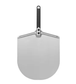 Clearance Pala per pizza "amica" con manico nero 25 cm e testa in alluminio 33 cm Forni Pizza