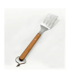 New Paletta in acciaio inox da cm. 39 - manico in legno Barbecue