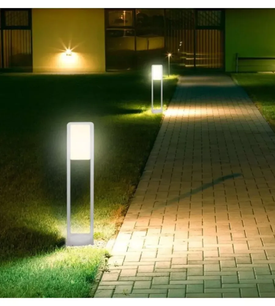 Online Paletto led per esterno bianco 3000k, 10w Illuminazione Per Esterno