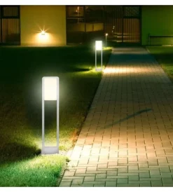 Illuminazione Per Esterno- Paletto led per esterno bianco 6400k, 10w