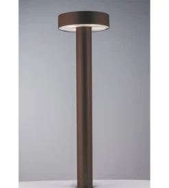 Illuminazione Per Esterno- Palo da giardino "underwood" corten 70x21 cm, 4xg9