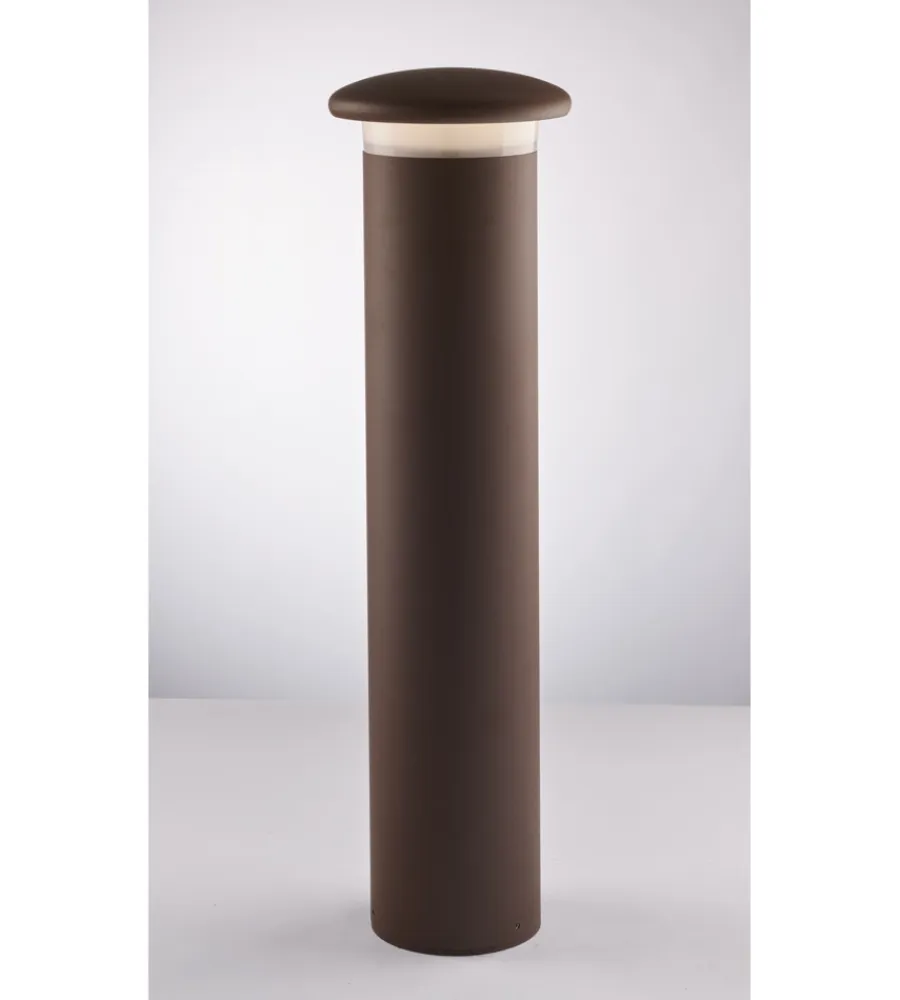 Illuminazione Per Esterno- Palo led "bitt" corten 75,5x20,9 cm , 10w