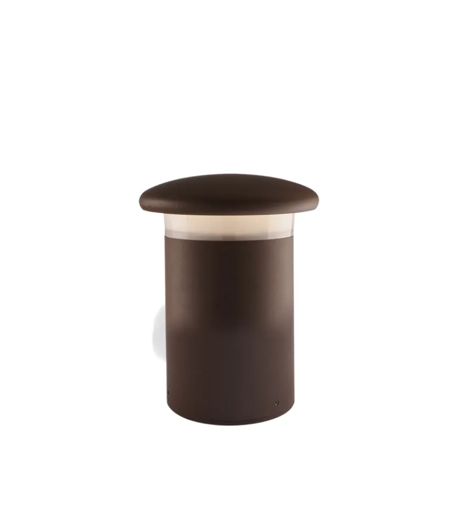 Illuminazione Per Esterno- Palo led "bitt" corten 27,5x20,9 cm , 10w
