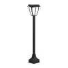 Illuminazione Per Esterno|Palo led solare da esterno vtac nero 3000+6000k