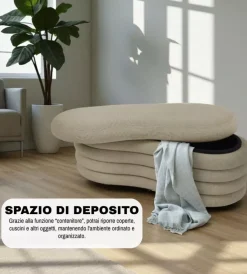 Poltrone E Pouf-BellaHome Panca contenitore 
