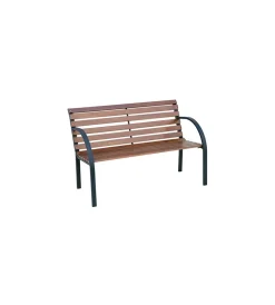 Mobili Da Giardino E Accessori- Panchina da esterno solaria "piccadilly" in ferro 2 posti  122x67x72 cm