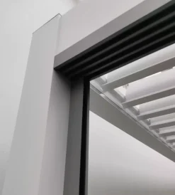 Coperture Per Esterno E Accessori- Pannelli laterali per pergole riviera in vetro temperato lato 4 metri