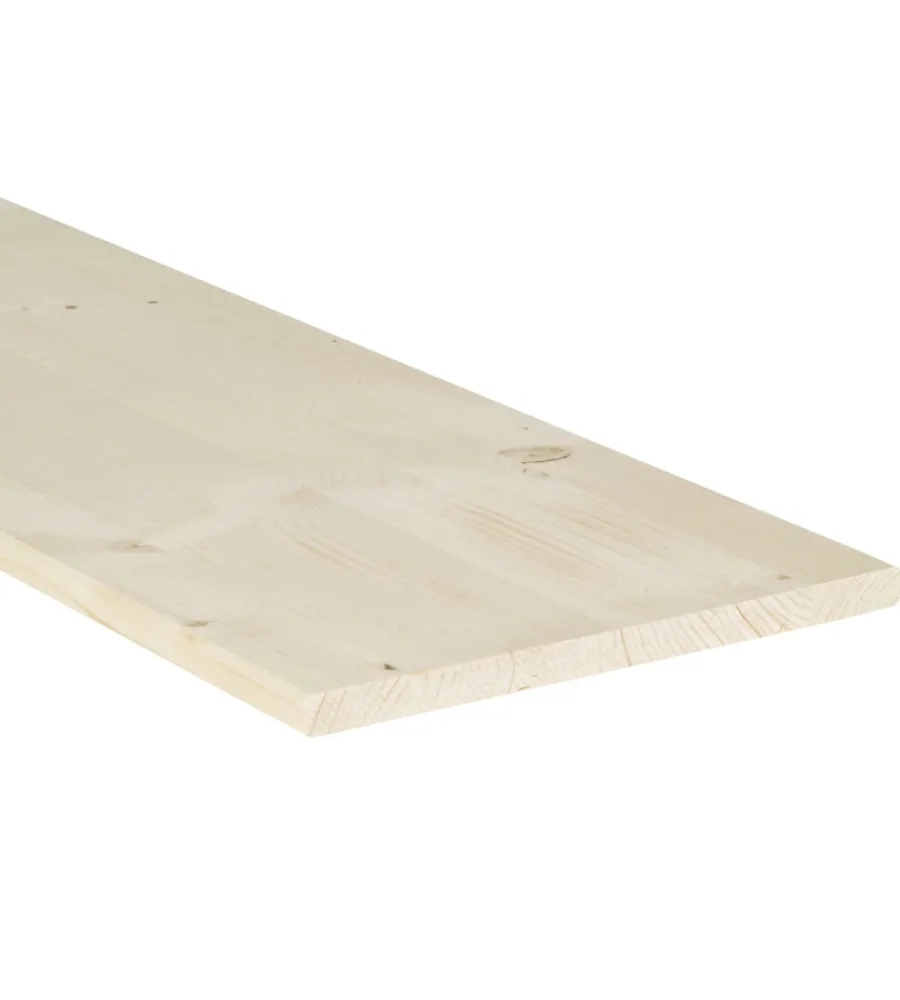 Tavole Lamellare Abete-Pircher Pannello in legno lamellare di abete imbustato 18x300x1500 - .