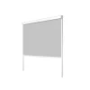 Best Pannello laterale avvolgibile per pergole riviera "zip screen" in textilene bianco e grigio lato 4 m Coperture Per Esterno E Accessori