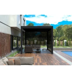 Coperture Per Esterno E Accessori- Pannello laterale avvolgibile per pergole riviera 