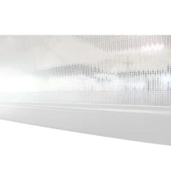 Coperture Per Esterno E Accessori- Pannello laterale manuale elica garden per pergola bioclimatica in pvc bianco lato 3 mt
