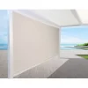 Coperture Per Esterno E Accessori|Pannello laterale oscurante per pergole riviera "screen" in textilene bianco e grigio lato 4 m