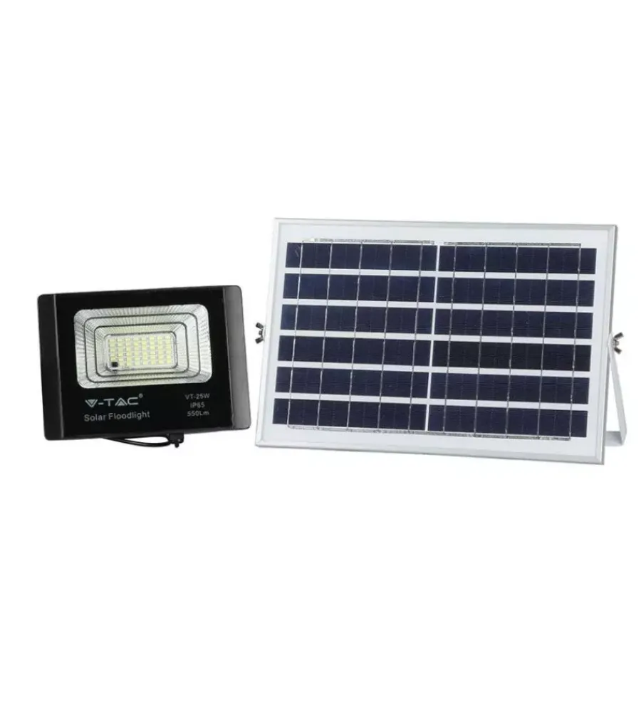 Illuminazione Per Esterno- Pannello led a ricarica solare 12w, 4000k