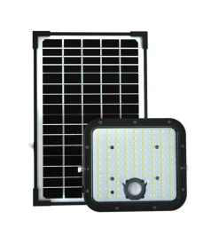 Illuminazione Per Esterno- Pannello led con ricarica solare e sensore 30w, 4000k