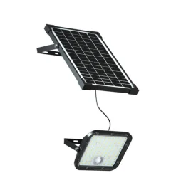Illuminazione Per Esterno- Pannello led con ricarica solare e sensore 30w, 4000k