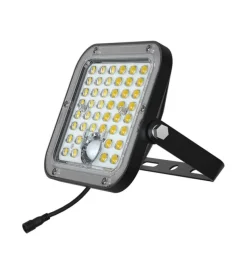 Illuminazione Per Esterno- Pannello led con ricarica solare e sensore 10w, 6400k