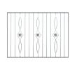 New Pannello ornamentale per recinzione modulare in ferro zincato - 150xh100 cm Porte, Scale E Pavimenti
