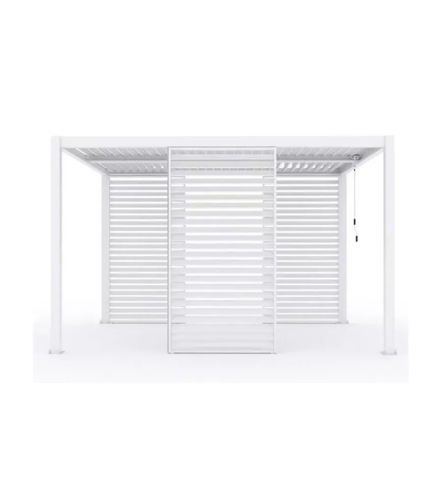 Coperture Per Esterno E Accessori|Pannello singolo fisso per pergole riviera "blind" in alluminio bianco 123x238 cm