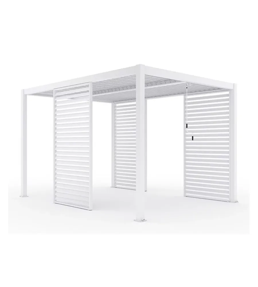Coperture Per Esterno E Accessori|Pannello singolo fisso per pergole riviera "blind" in alluminio bianco 123x238 cm