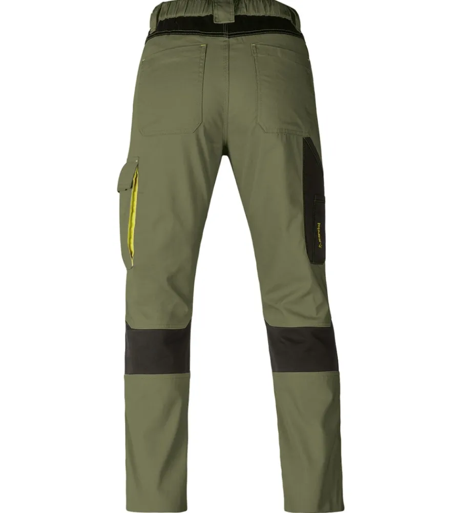 Pantaloni|Pantaloni-Kapriol Pantaloni da lavoro kavir verde/nero, tg xl -