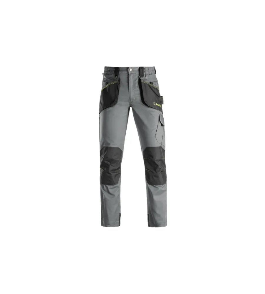 Kapriol Pantaloni|Pantaloni|Pantaloni da lavoro slick grigio/nero, tg s -