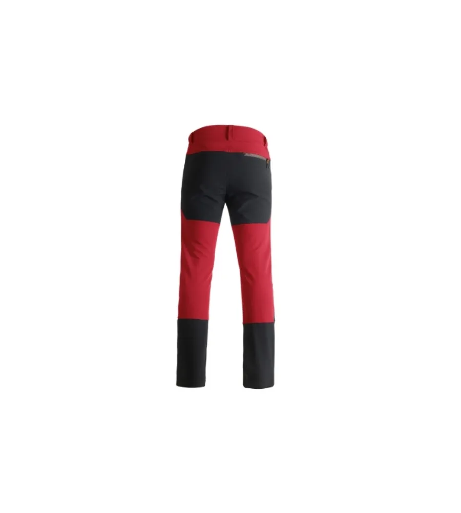 Pantaloni da lavoro vertical rosso/nero, tg xxl - Pantaloni|Pantaloni