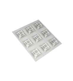 New Paracolpi adesivi quadrati trasparenti 20,5 x 20,5 mm. spessore 7,5 mm. - 9 pz. Accessori