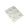 Accessori|Paracolpi adesivi tondi trasparenti ø 20 mm. - spessore 6,2 mm. - 9 pz.