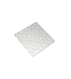Accessori- Paracolpi adesivi tondi trasparenti ø 7 mm. - spessore 1,5 mm. - 25 pz.
