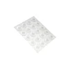 Accessori- Paracolpi adesivi tondi trasparenti ø 13 mm. - spessore 4,0 mm. - 20 pz.
