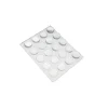 Accessori|Paracolpi adesivi tondi trasparenti ø 13 mm. - spessore 7,5 mm. - 20 pz.