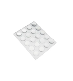 Accessori|Paracolpi adesivi tondi trasparenti ø 13 mm. - spessore 7,5 mm. - 20 pz.