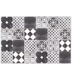 Hot Paraschizzi da cucina in alluminio fantasia "ardesia", 72x48 cm Decorazione Pareti