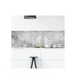 Decorazione Pareti- Paraschizzi xl "grunge" in pvc, 180x45 cm