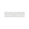Decorazione Pareti|Paraschizzi xl "white bricks" in pvc, 180x45 cm