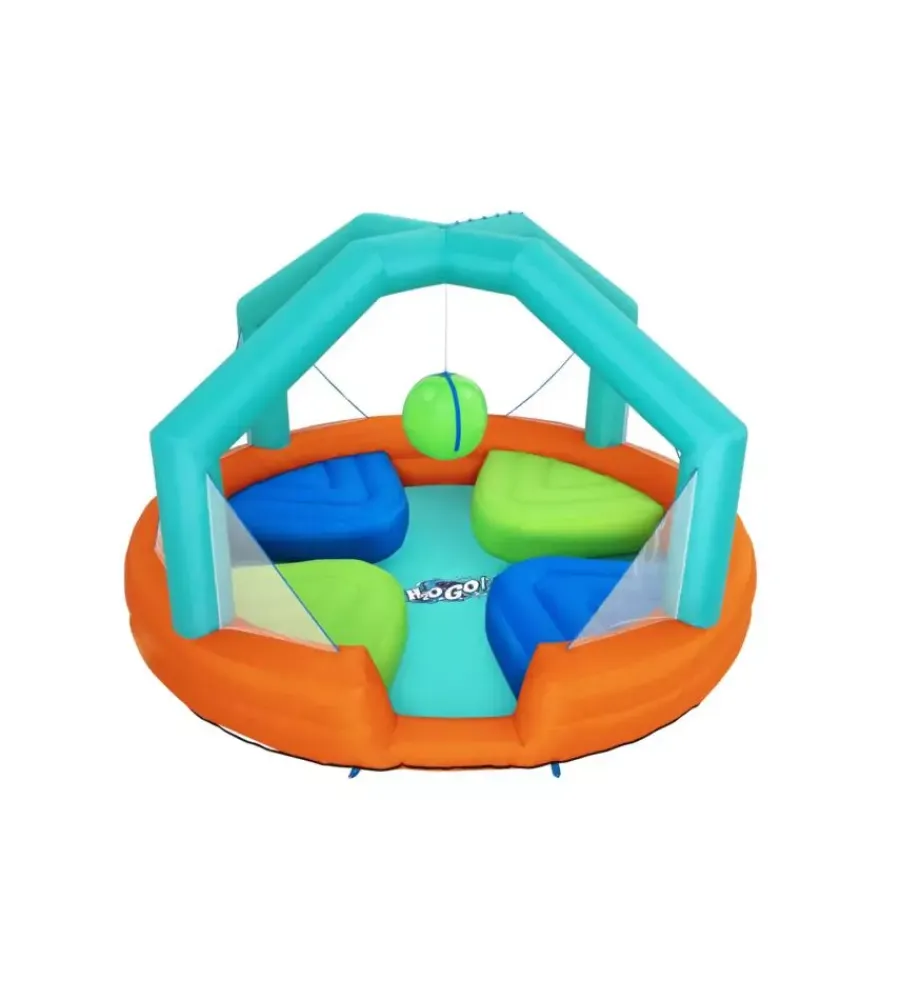 Piscine-Bestway Parco acquatico gonfiabile con kit completo "h2ogo dodge & drench" 450x450x268 cm - cod. 53383
