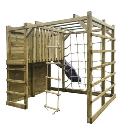 New Parco giochi per bambini in legno "sigma" 377,6x210x185,6cm Giochi E Casette Bimbo