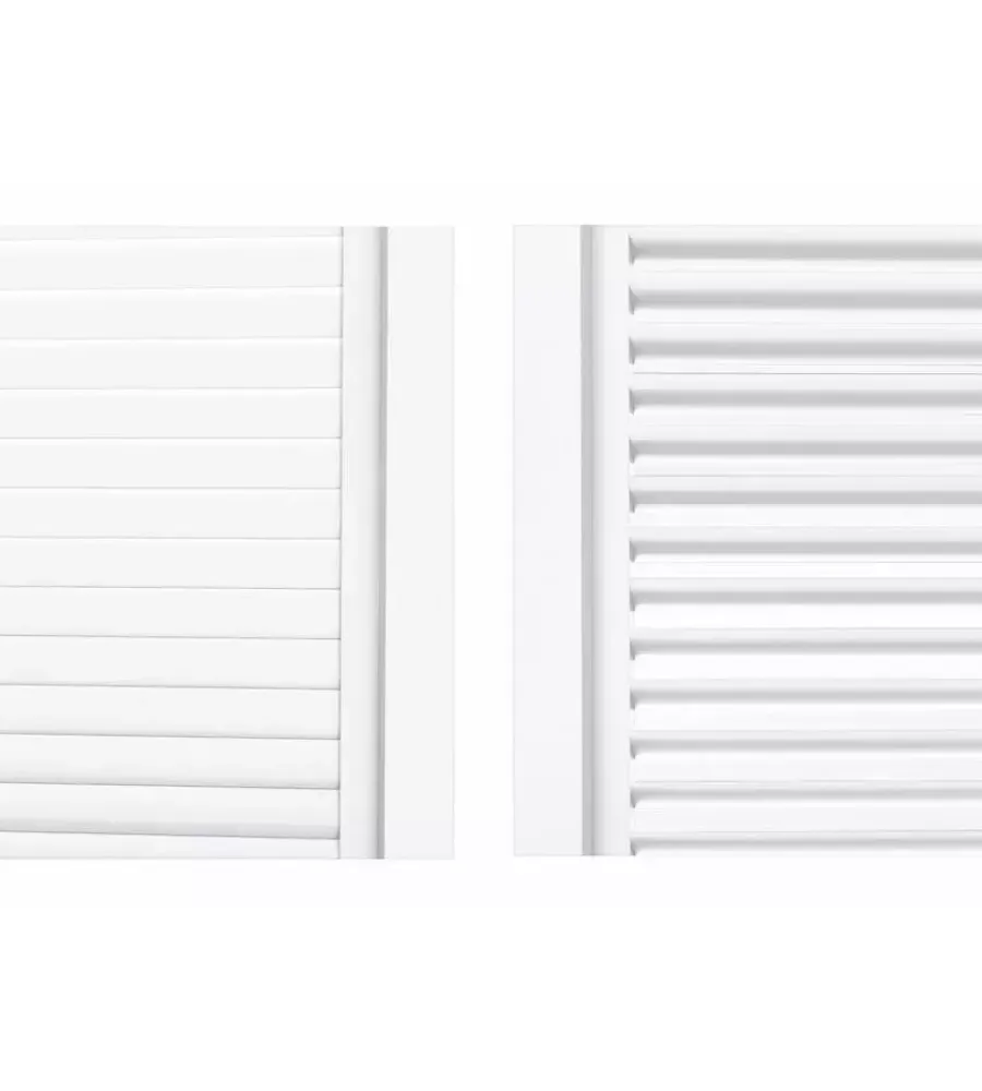 Outlet Parete laterale a pannelli scorrevoli per pergole riviera "sliding blind" in alluminio bianco lato 4 m Coperture Per Esterno E Accessori