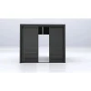 Coperture Per Esterno E Accessori- Parete laterale a pannelli scorrevoli per pergole riviera "sliding blind" in alluminio antracite lato 3 m