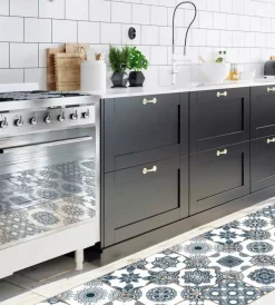 New Passatoia in vinile "runner" fantasia "summer tiles", 120x50 cm Tessile D'Arredo