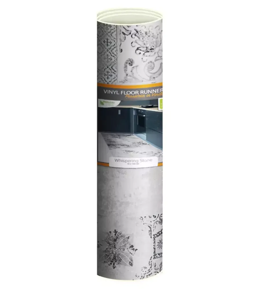 New Passatoia in vinile "runner" fantasia "whispering stone", 180x50 cm Tessile D'Arredo