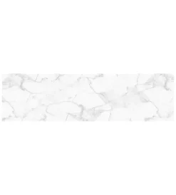 Tessile D'Arredo|Passatoia in vinile "runner" fantasia "white marble", 180x50 cm