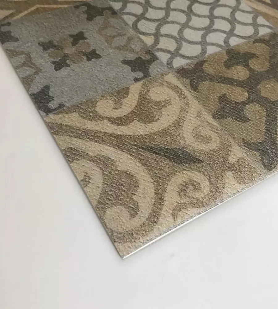 Tessile D'Arredo- Passatoia in vinile "runner" fantasia "cementine arancioni", 120x50 cm